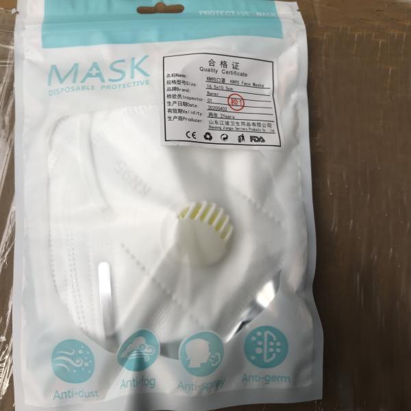mascarilla reutilizable 5ply KN95 con la MASCARILLA no tejida lavable de la tela del blanco del polvo anti de la válvula