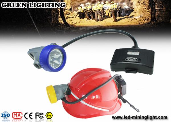 IP68 Waterproof High Lumen Hard Hat Light Rechargeable 3mm Toughened Glass