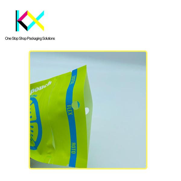 Child Proof Zipper Recycled Plastic Packaging Bags EVOH/PE Material