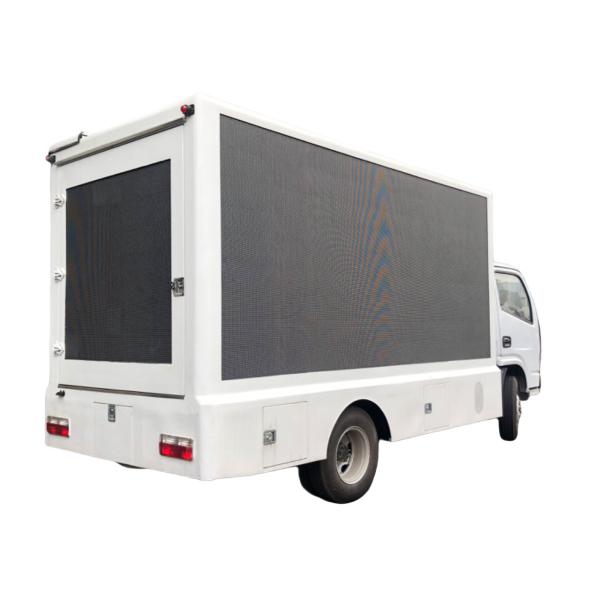 4x2 P4 Dongfeng Led Screen On Truck Euro 5 Euro 6 LHD Led Mobile Display Truck