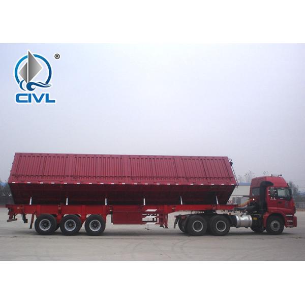SINOTRUK Mechanical Suspension Tri Axle Semi Trailer Trucks