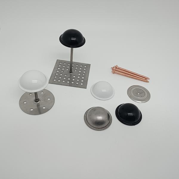 30mm Insulation Dome Caps Galvanized Iron Insulation Pins Cap Washers Flat