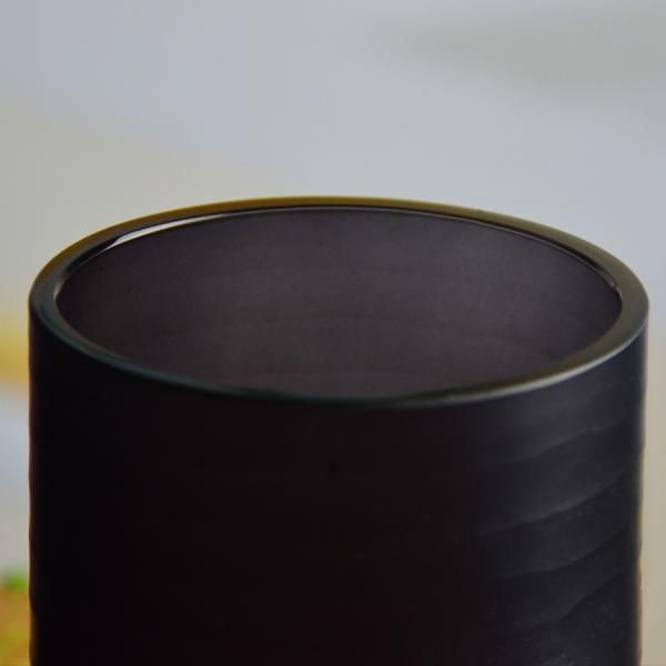 Рука выгравировала вазу цилиндра декоративную стеклянную, Centerpieces вазы цилиндра с картиной