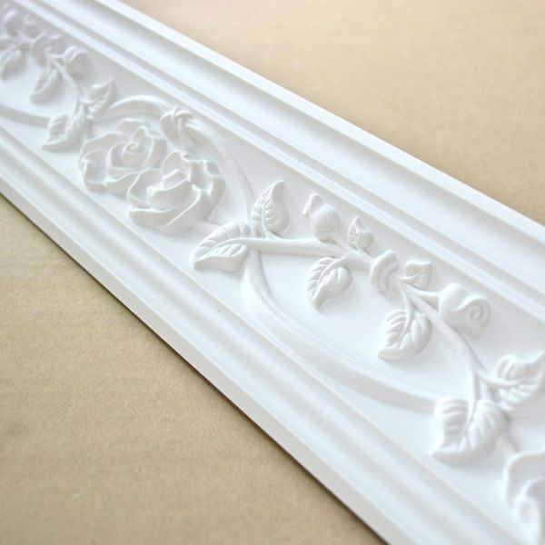 Waterproof Eco-friendly Polyurethane Foam Cornice Easy To Install for Home and Office Decor