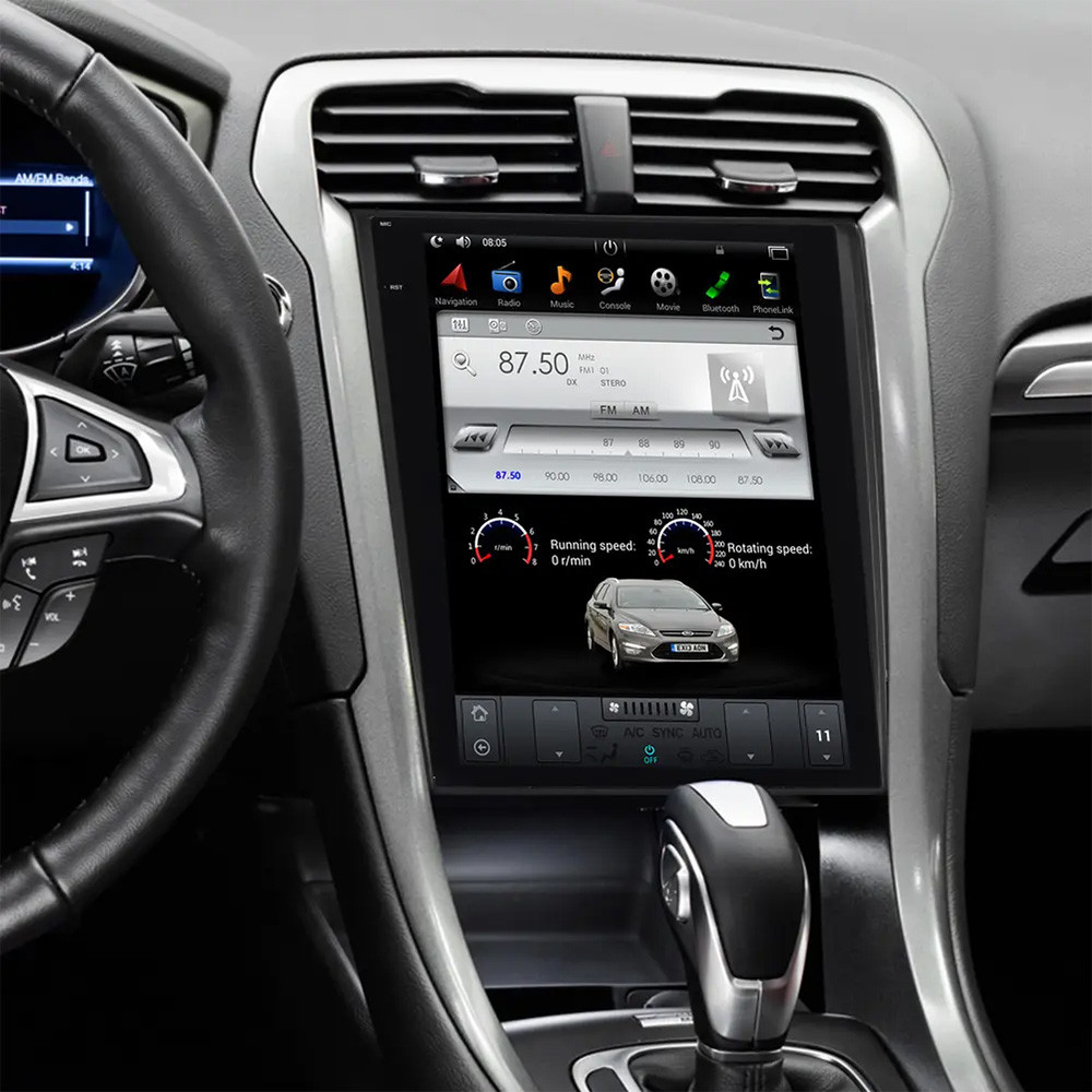 12.1 дюймовый экран Tesla GPS Navi Для Ford Mondeo 2013-2018 Автомобильное радио Android 13