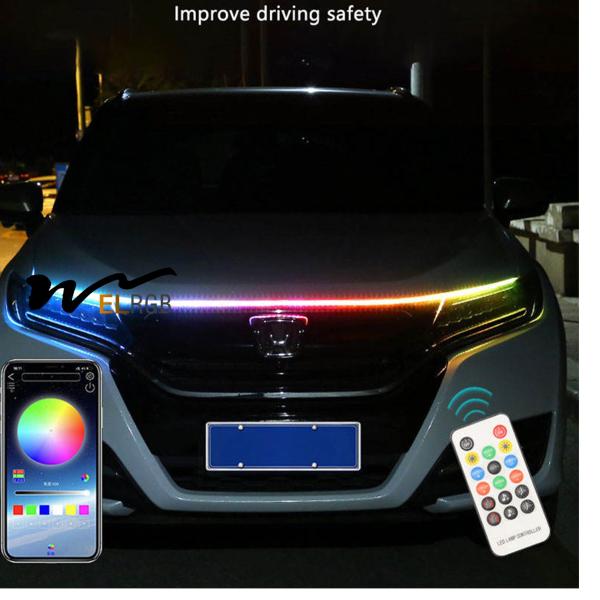 180cm LED Hood Light Strip Veículo LED Lâmpadas de Trabalho Carro Hood Led Strip
