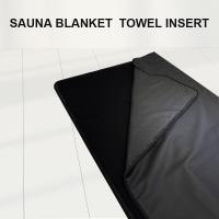 Couverture de sauna à infrarouge lointain noir 180*110cm Couverture de chauffage à infrarouge lointain