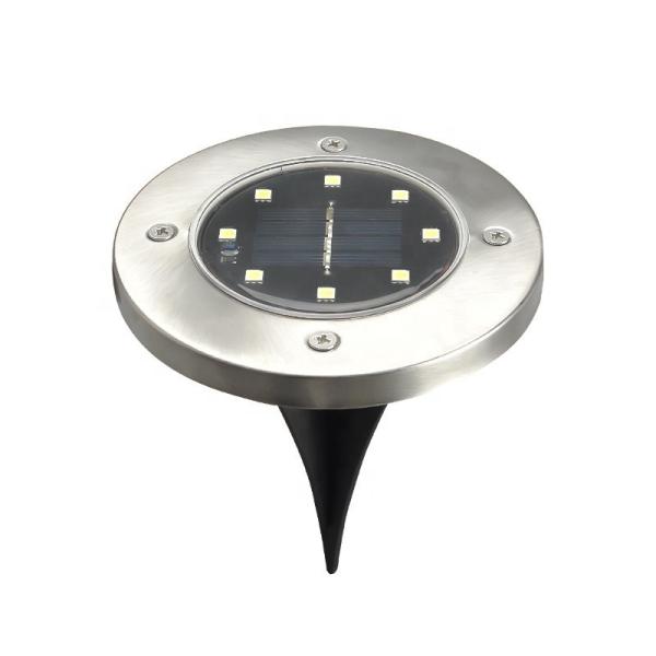 Luzes à terra solares IP65 impermeável exterior do diodo emissor de luz do ODM 600mAh 8