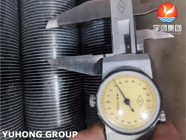 Intercambiador de calor con tubo aleteado extruido de aleación de níquel Incoloy 825