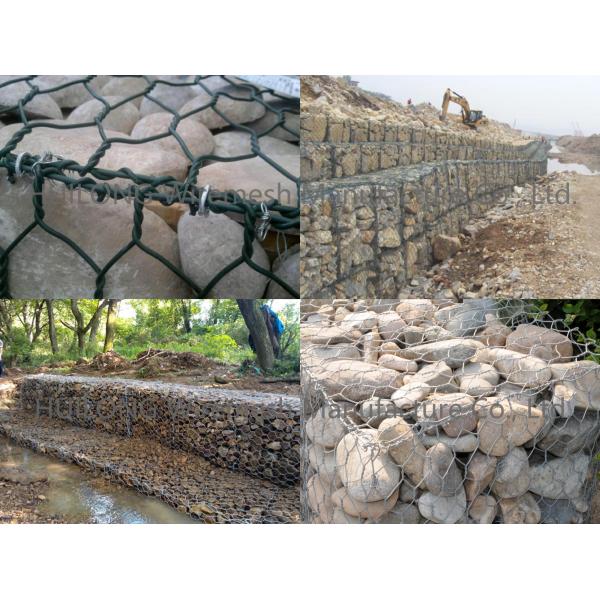 Сплетя 60x80mm корзина Gabion с высокой прочностью на растяжение 380N