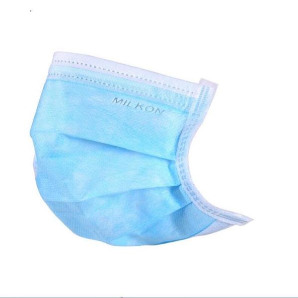 Blue / White Color Disposable Medical Surgical Mask Anti Virus Three Layers