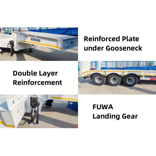 TITAN 3 Axle Low Bed Trailer for Sale With Ramp