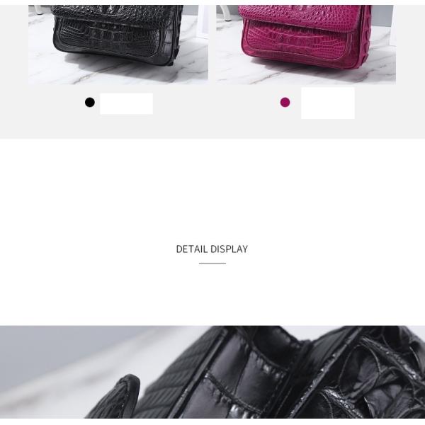 Exotic Genuine Crocodile Skin Silver Chain Lady Purse Real True Alligator Leather Women Purse Female Single Shoulder Bag