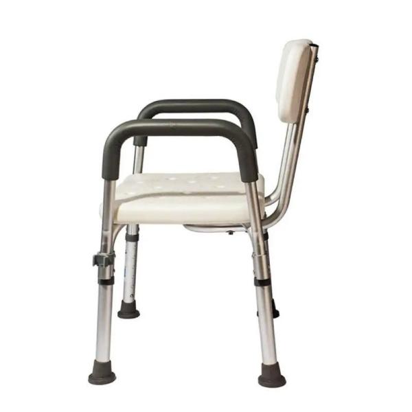 Conveniently Aluminium Fold Up Shower Seat For Disabled 56*43*73cm Water Resistant