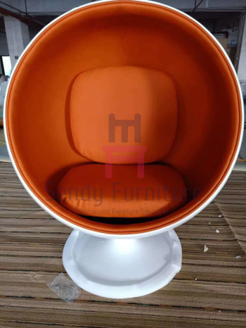 Стул яйца стеклоткани красного цвета, стул 42