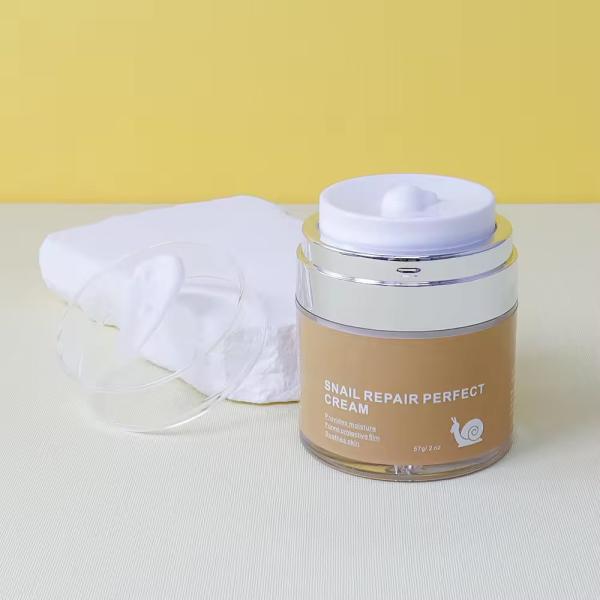 Reparação de caracóis Acalma o rosto Creme hidratante Remover rugas Mucina Creme anti-rugas