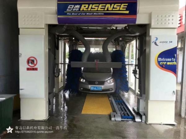 5 escovas Air Dry Rollover Máquina de Lavar Automóveis OEM Para Estação de Combustível