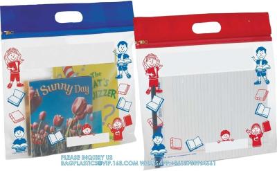 Press And Seal Storage Bags, metal sliderbag, metal zipbags Extra Large Thick Plastic, Classroom Book Bags For Kids