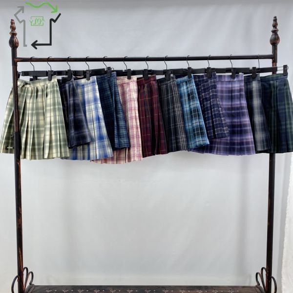 Used Women's Student Skirts Mixed Style Comfortable Campus Fashion Old JK Skirt