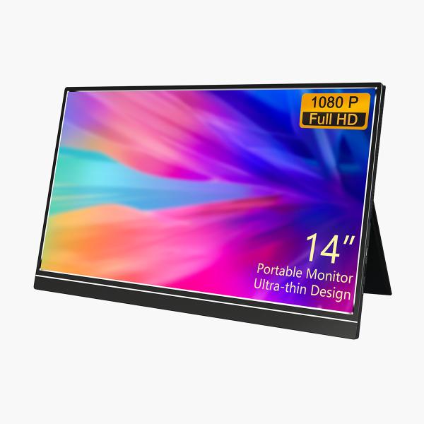 Micro USB Port Ultra Light 14 Portable Extended Monitor For Smartphone