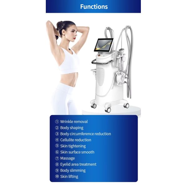 RF Vacuum Roller Body Slimming System for Fat Loss Cellulite Reduction