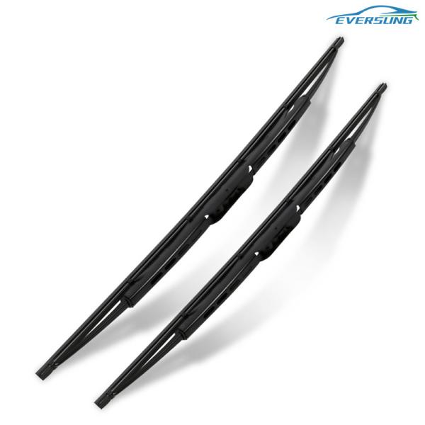 Soft Bone Iron Frame Rubber Windshield Wiper Blades 17 Inch 0.8 0.9mm Thick
