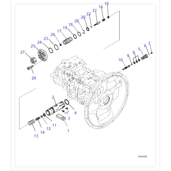 708-2G-15140 7082G15140 Seat Support For KOMATSU Excavaotrs PC160 PC180 PC190 PC300