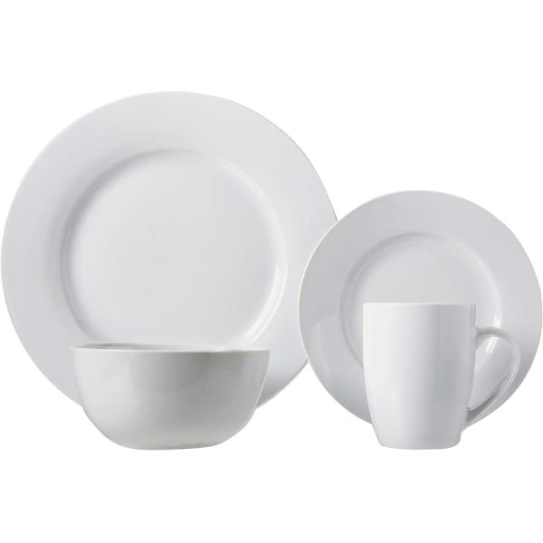 Manufacture Round Dinner Table Set Fine Plates Set for White Bone Porcelain Dinner Ware