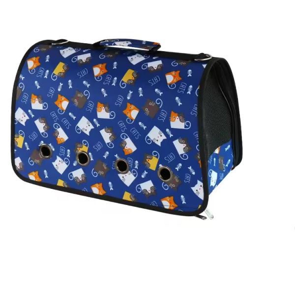 Single Shoulder Pet Carrier Bag Breathable Cat Travel Bags Portable