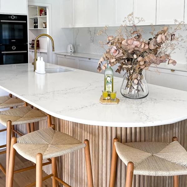 Muebles de cocina de lujo modernos de laca