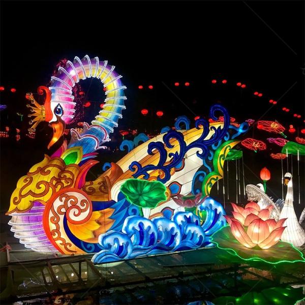 Zigong Chinese Traditional Lantern Arts For New Year / Holiday