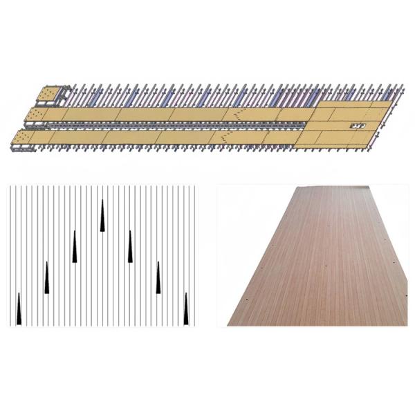 Sports Center Synthetic Bowling Lane And Ball Outlet OEM Latest Durable