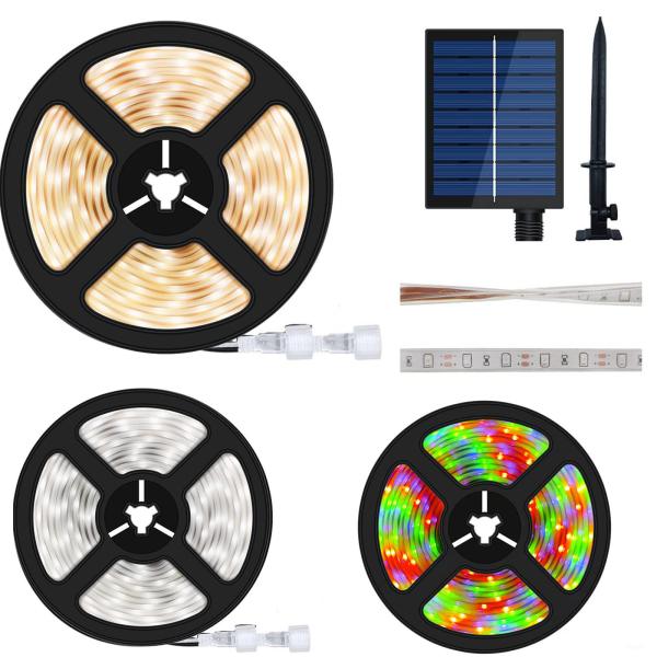 Luz de tira solar à prova d'água IP67 ao ar livre à prova de calor comprimento 10 m 2835 SMD