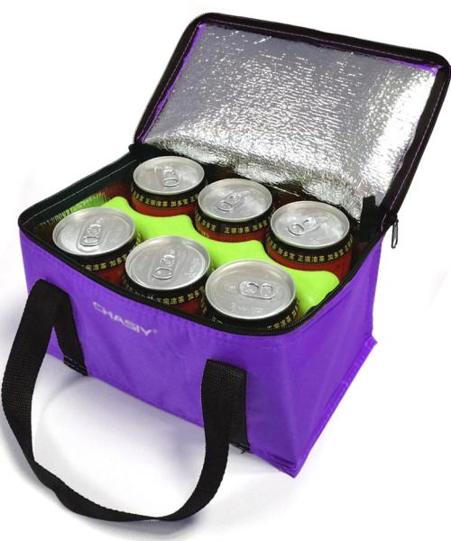 Promotional Colorful Lunch Cooler Bags 130g Weight With Customized Logo
