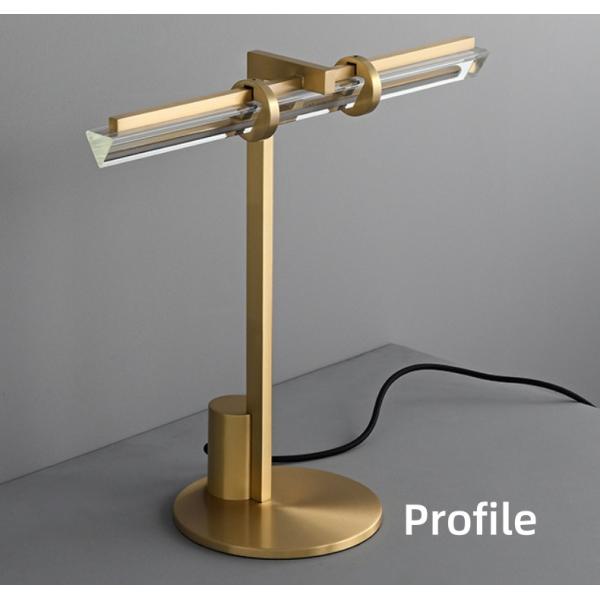 JYLIGHTING современный скандинавский простой роскошный светодиодный настольный лампа медное стекло для спальни гостиницы гостиничная гостиная Студия диван угловой свет