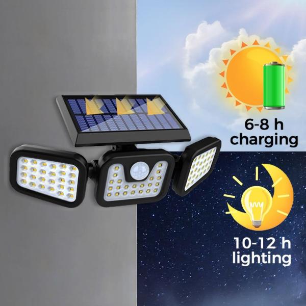 China Solar Polysilicon Waterproof Exporter Ip65 LED Floodlight