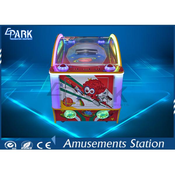 UFO Ice Hockey Arcade Video Game Machine Wood , Metal Matrial For Amusement Park