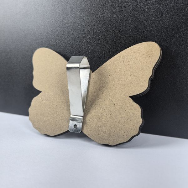 Creative Sublimation Blank Wooden Memorial Butterfly Car Visor Clip Sun Visor Clip Keepsake Gift