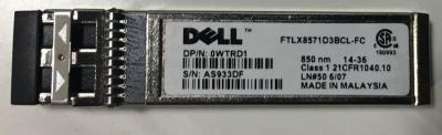 100% Novo módulo de transceptor óptico FTLX8571D3CL-FC do DELL 10G 300M 850nm
