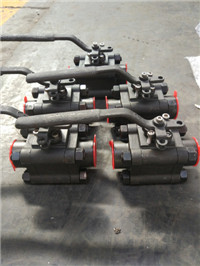 3-Piece Full Bore Forged Steel A105 Ball valve Class 800 1
