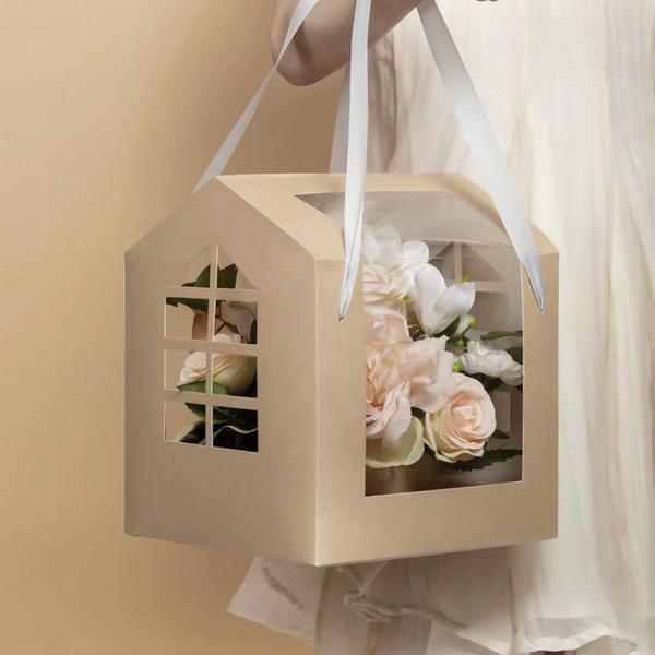 Debossing Embossing Dried Flower 157g Gift Packing Boxes