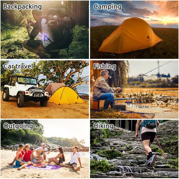 SGS 220x150cm Inflatable Sleeping Pad For Camping Tent