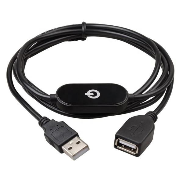 Dimmer Switch Male to Female 5.5x2.1mm  DC Extension Cable for Led Strip Lights  Lamps