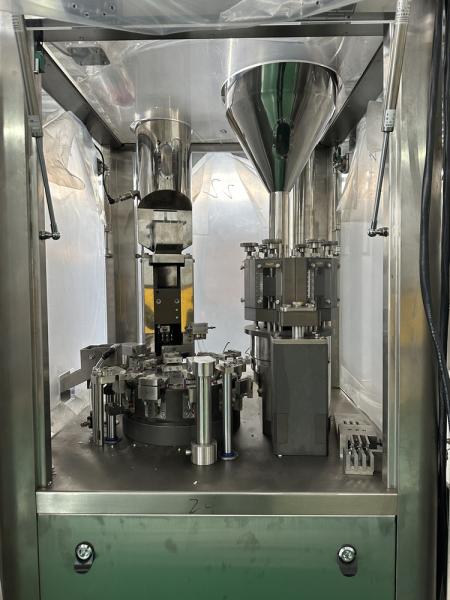 Máquina de enchimento de cápsulas de pó farmacêutico fabricante série NJP-400