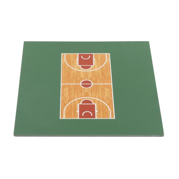 0.52 Sliding Friction Coefficient Silicon PU Sports Flooring 156 Tensile Elongation