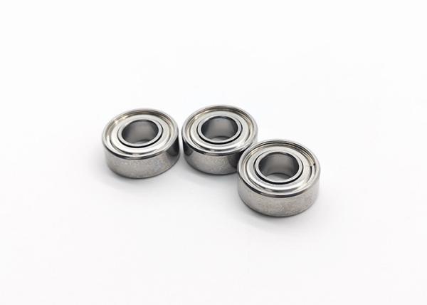 Single Row High Speed Ball Bearing Retainer Size 5*19*6mm Chrome Steel P0