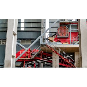 Industrial Crusher with 10-800T/h Feeding Capacity, High Manganese Steel Hammer Heads, and ≤25mm Discharging Size for Mining and Construction