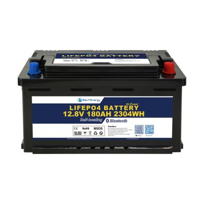 Bely Energy Built-In Bms 12V180AH IP65 Waterproof   For Home Use 48v Electric Car Solar Storage Energy