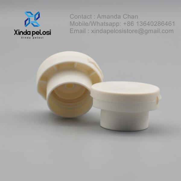 Fábrica por atacado Flat Top Frosted Flip Cap Creme de mão Gel de chuveiro Dispensar tampa de garrafa para venda
