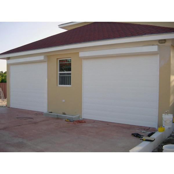 77mm Aluminum Roller Shutter Door with PU Foam Injection and 8000 Squares/Meter Per Month Capacity